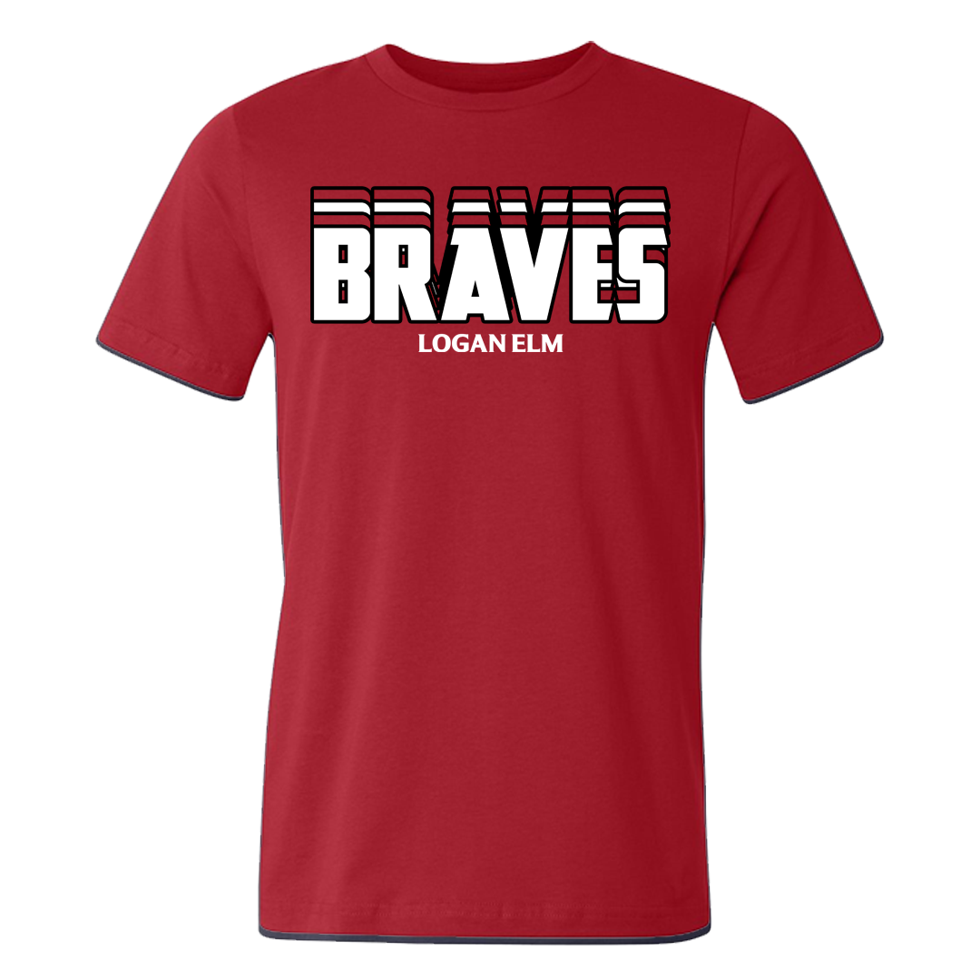 Braves Stacked Tee