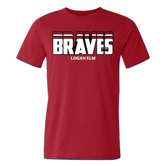 Braves Stacked Tee