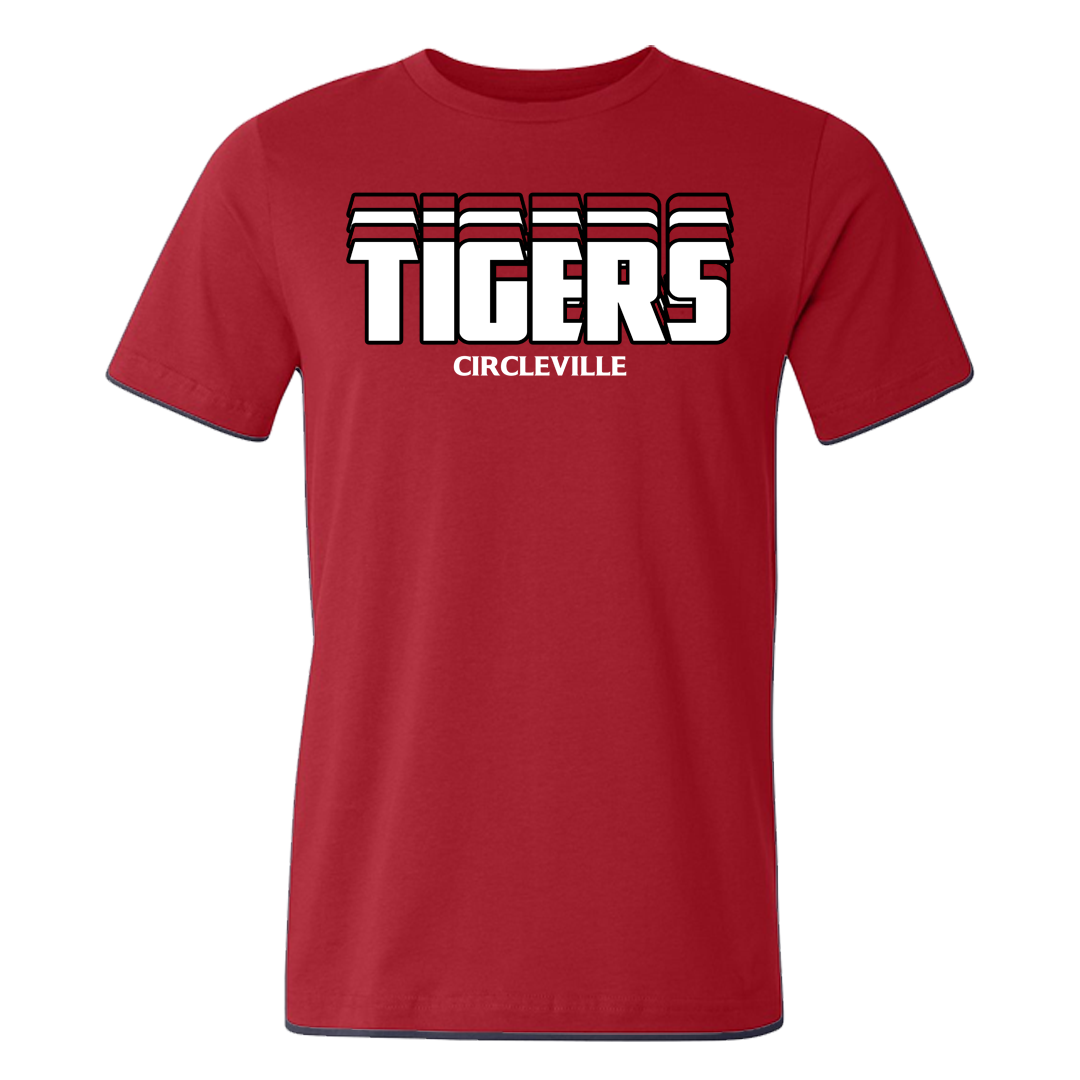 Tigers Stacked Tee